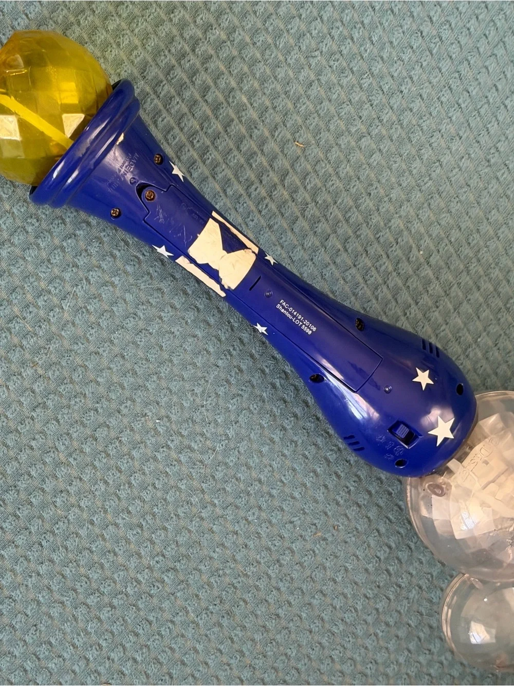 Disney Purple Light-Up Toy Wand with Silver Accents